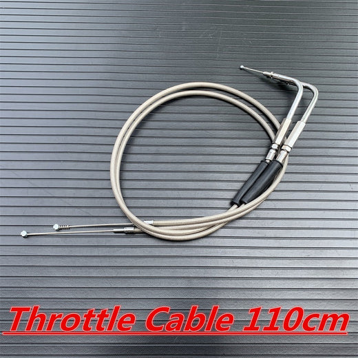 Motorcycle Lengthened Throttle Cable For Harley Sportster Iron XL 883 1200 Dyna Softail Fat Boy Heritage Road King