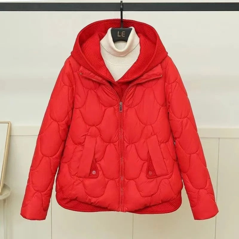 2025 Fashion Coats Korean Style Loose Cropped Coat Women Jacket Women Parkas Warm Puffer Jackets Casual Coat New Winter Clothes