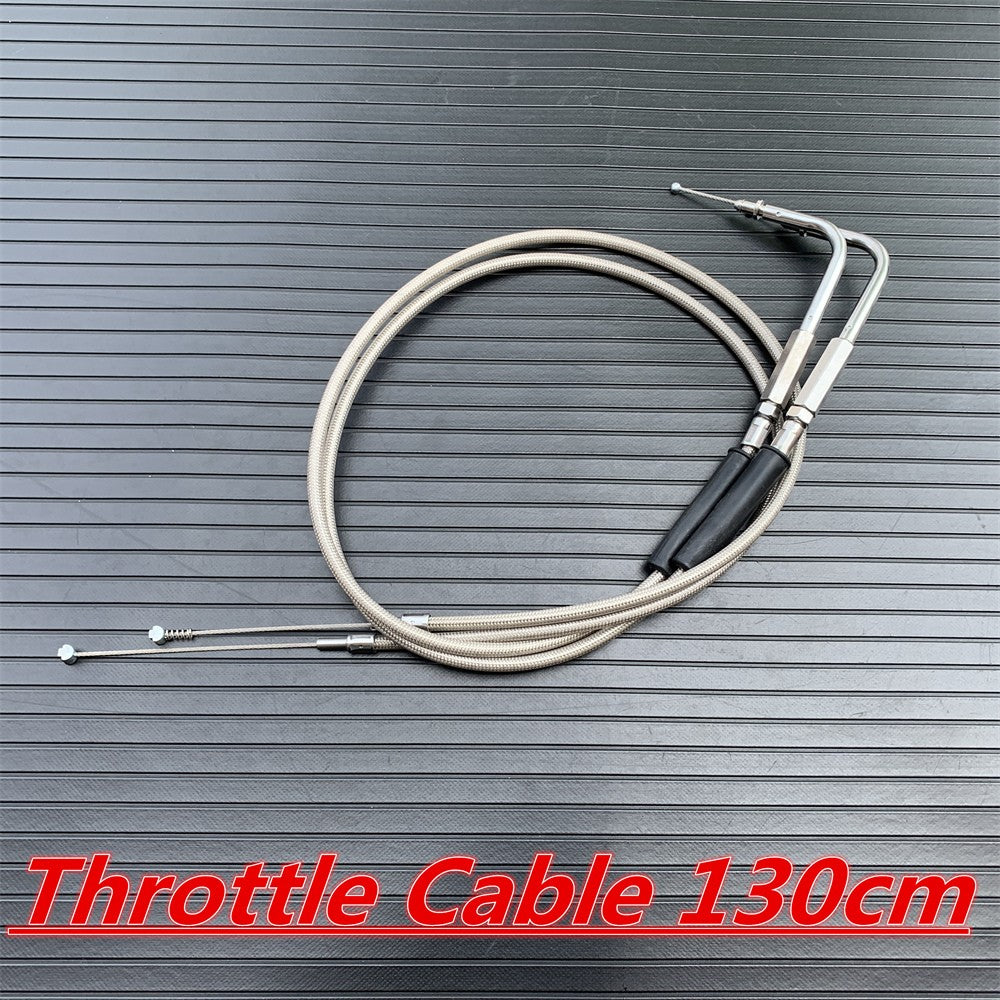Motorcycle Lengthened Throttle Cable For Harley Sportster Iron XL 883 1200 Dyna Softail Fat Boy Heritage Road King