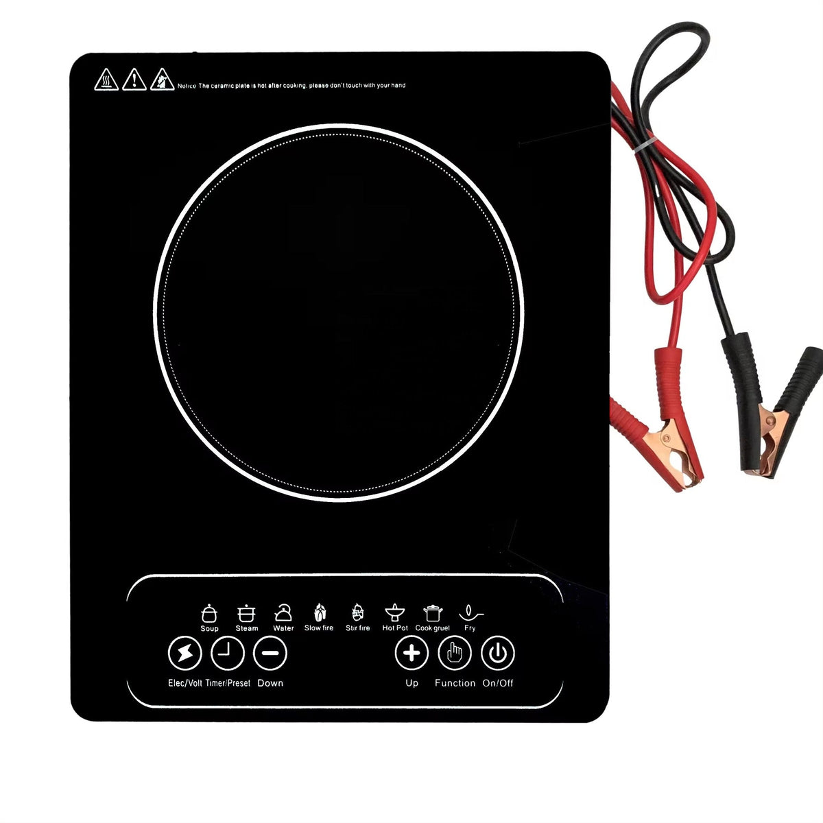 High Quality Single Burner 12V 48V Solar Electric Stove Induction Cookers 1200W 800W 700W