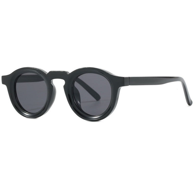 Round Sunglasses Women Men Punk Shades Retro Trending Sun Glasses Clear Lens Frame UV400 Female Oculus Gafas