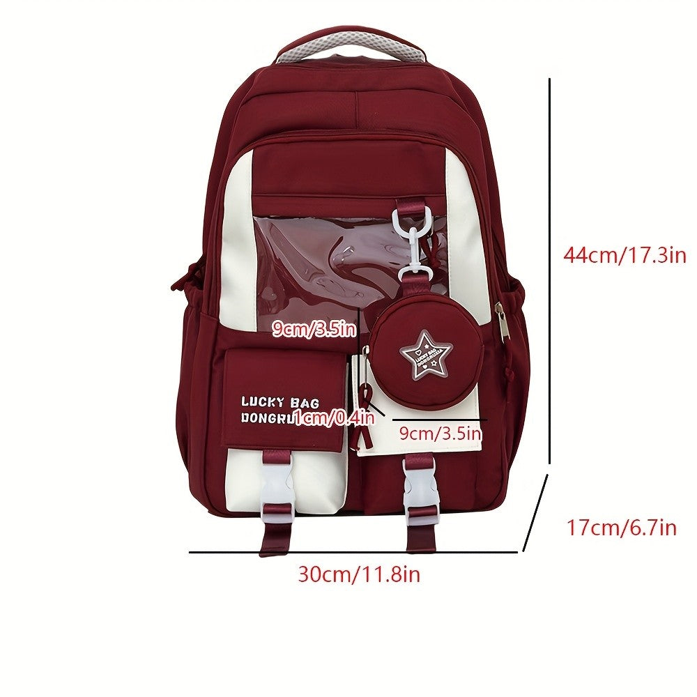College Backpack for Middle School and High School Students, Versatile Large Capacity Backpack, Computer Backpack