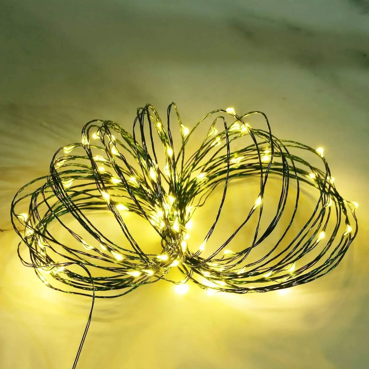 1000/500LED Green Wire Led String Fairy Lights US/EU Plug 110V/220V Waterproof LED Christmas Tree Holiday Home Garden Decor Xmas