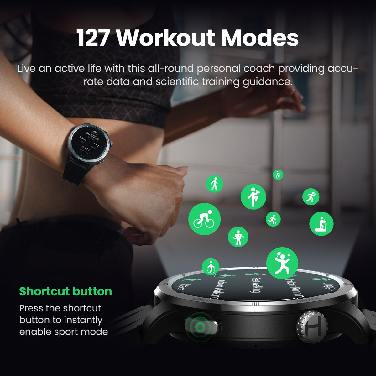 HAYLOU Solar Neo Smart Watch 1.53'' HD Display 24H Health Monitoring Bluetooth Call Smartwatch Men Women Smart Sport Watchs