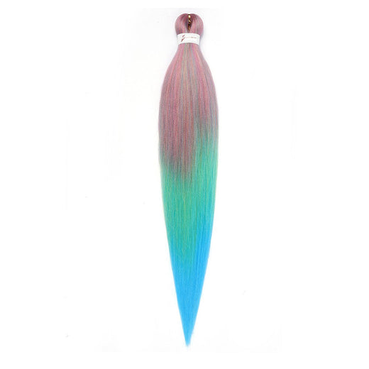 Pre-stretched Braids Synthetic Hair Professional Itch Free Hot Water Setting Fiber 30'' Ombre Yaki Texture Braid Hair Extensions