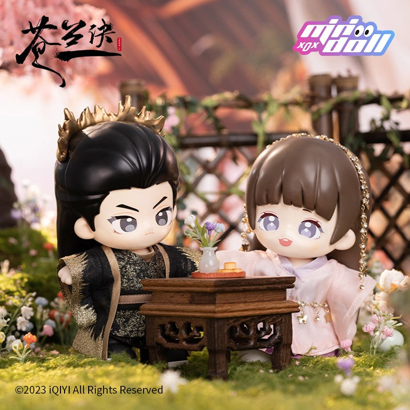 In stock 18cm Cang Lan Jue Official Xiao Lanhua Dongfang Qingcang Love Between Fairy And Devil Official Figure Model Cute Mini