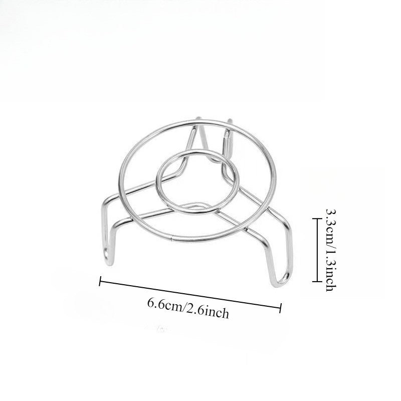 2 inch stainless steel steam rack mini steam rack electric rice cooker Mantou steamed bun rack used for cooking and heating