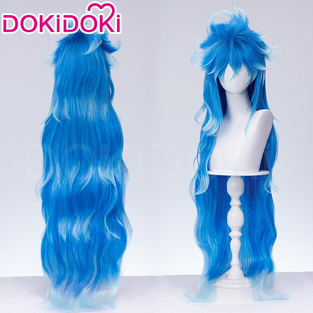 ?Ready for Ship?Idia Malleus Leona Vil Crowley Wig Game Cosplay DokiDoki Men 120cm Long Hair Fiber Idia Halloween Free Wig Cap