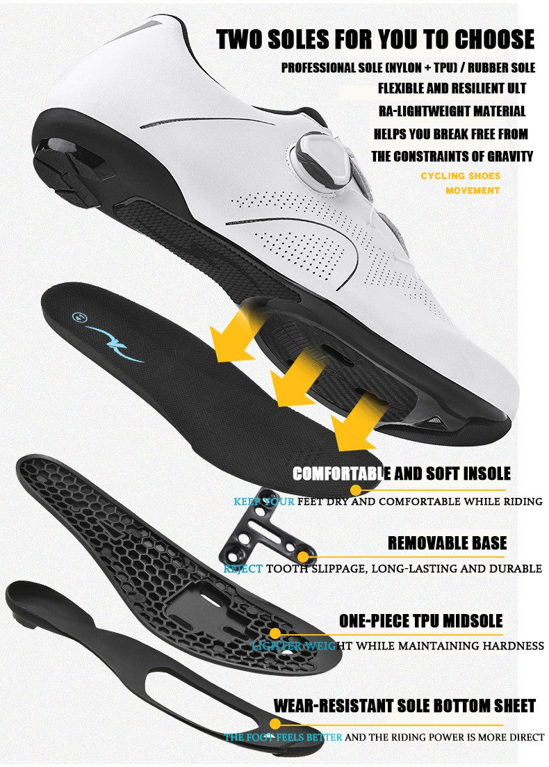 Cycling Sneaker MTB Men Sport Road Bike Boots Flat Racing Speed Sneakers Trail Mountain Bicycle Footwear Spd Pedal Cycling Shoes