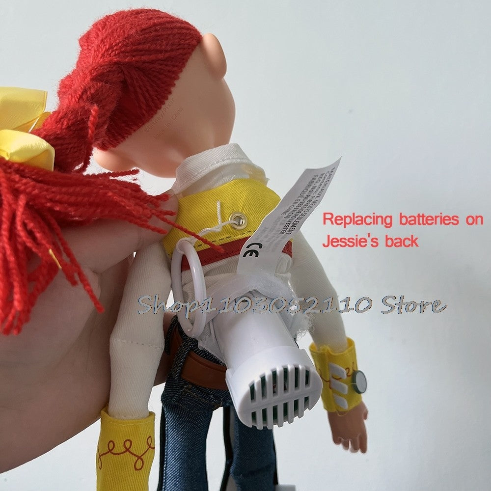 Toy Story 4 Talking Woody Jessie Action Figure Sing Soft Cute Anime Figure Decoration Birthday Model Gift Toys