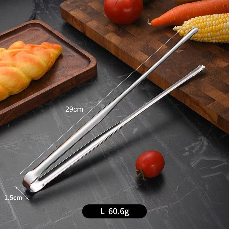 304 Stainless Steel Barbecue Clip Grill Tongs Meat Food Clip Cooking Utensils BBQ Baking Kitchen Accessories Camping Supplies
