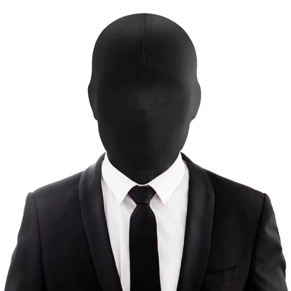 2pcs New Black Cosplay Full Mask Breathable Thin Hood Cosplay Prop Halloween Costumes Party Decoration Cosplay Head Cover
