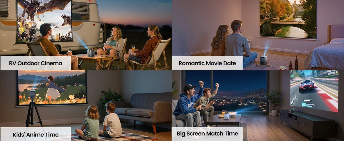 Wimius 600ANSI Mini Projector 4K Laser WiFi6 1080P HD projectors Beam 20W Dolby hy300max Home Theater Beamer Movie proyector