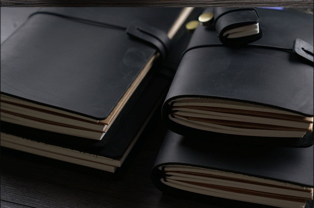 100% Genuine Leather Journal Refillable Travel Notebook Retro DIY Handmade Diary Sketchbook School Office Gift Customized