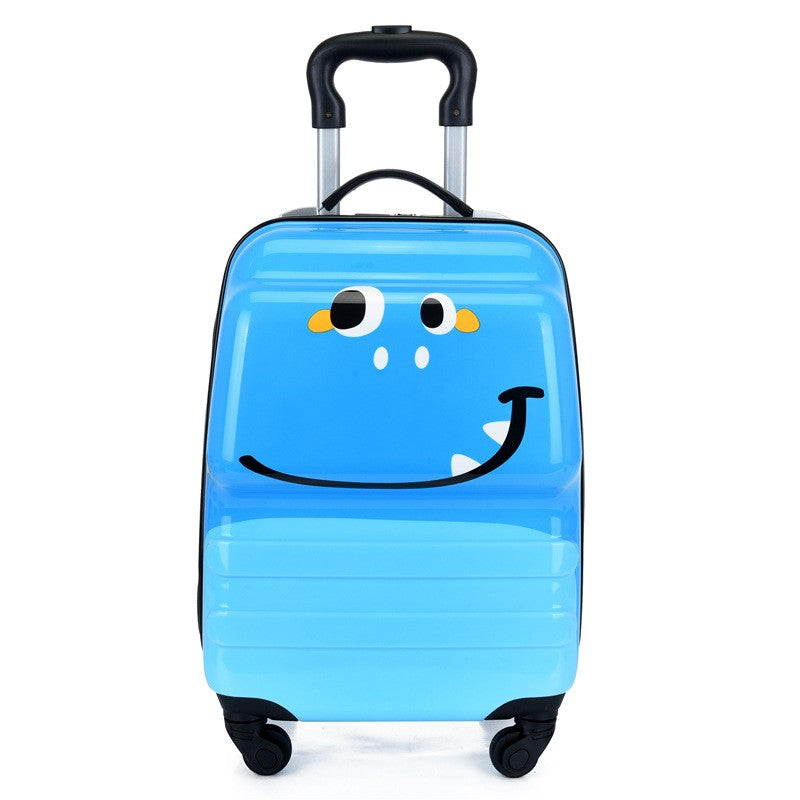 18 Inch ABS Spinner Cartoon Children's Trolley Case Wheel Suitcase Cute Animal 3D Three-dimensional Student Travel Luggage