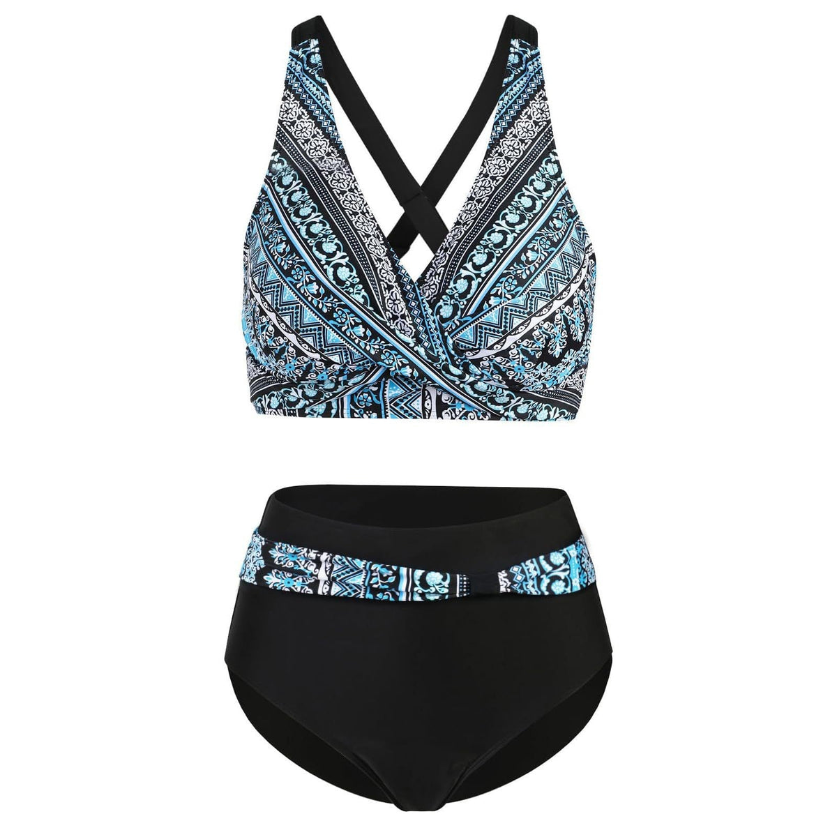 Swimwear For Girls Women High Waisted Bikini Sexy Push Up Two Piece Swimsuits Vintage Swimsuit Two Piece Retro Ruched ??????