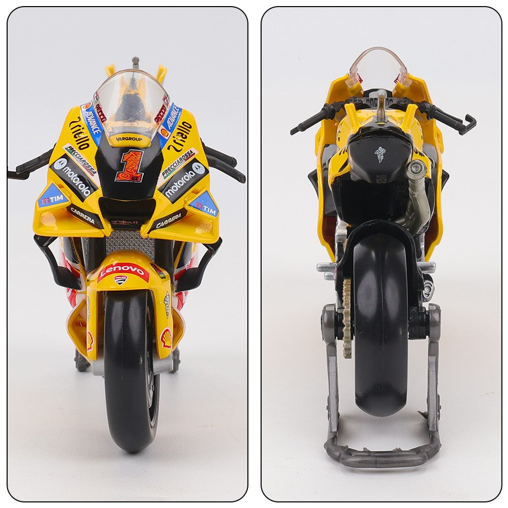 Maisto 1:18 NEW 2023 Ducati Lenovo Team #1 Bagnaia Champion Moto GP Racing casting alloy motorcycle Model collection gift toy