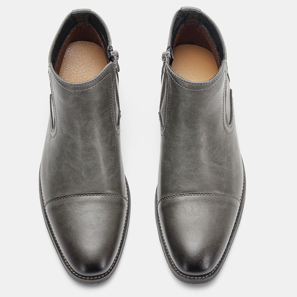 Boots Men Comfortable Fashion 2025 Brand Boots Leather