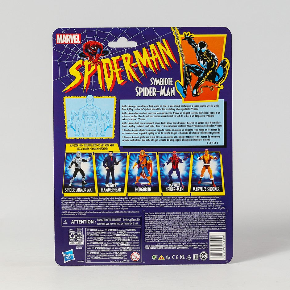 Marvel Legends Retro Cardback Spider-Man Cel-Shading Comics PVC Action Figure Collectible Model Toy Gift