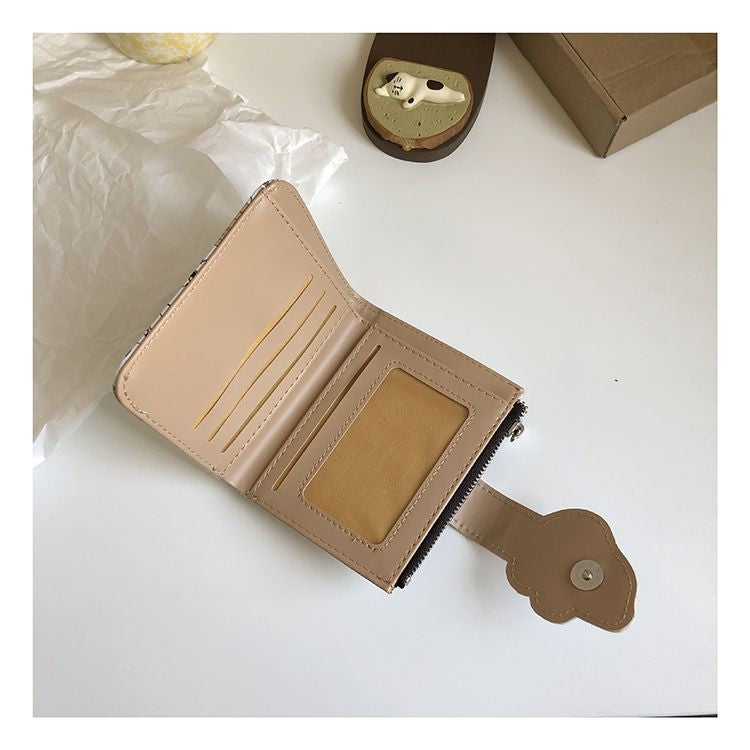 Snoopy Purse Anime Cartoon Short Coin Wallet High Value Cute Zipper Student ID Holders Multi Slot Bag Women Men Birthday Gifts