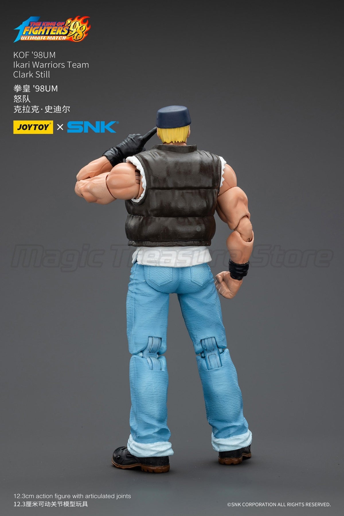 ?MT?JOYTOY 1/18 Action Figure SNK KOF'98UM Ikari Warriors Team Ralf Jones Clark Still Leona Heidern Toy Model Gift