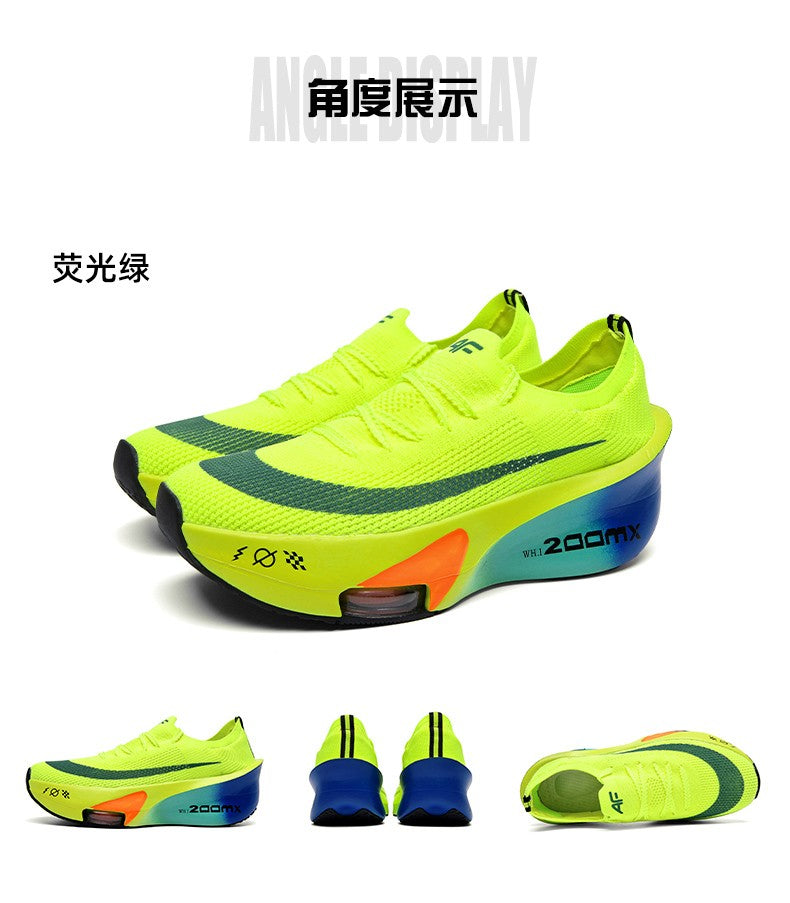 Sports Running Shoes Men Marathon Air Cushion Carbon Plate Breathable Lightweight Women Comfortable Athletic Walk Race Sneakers