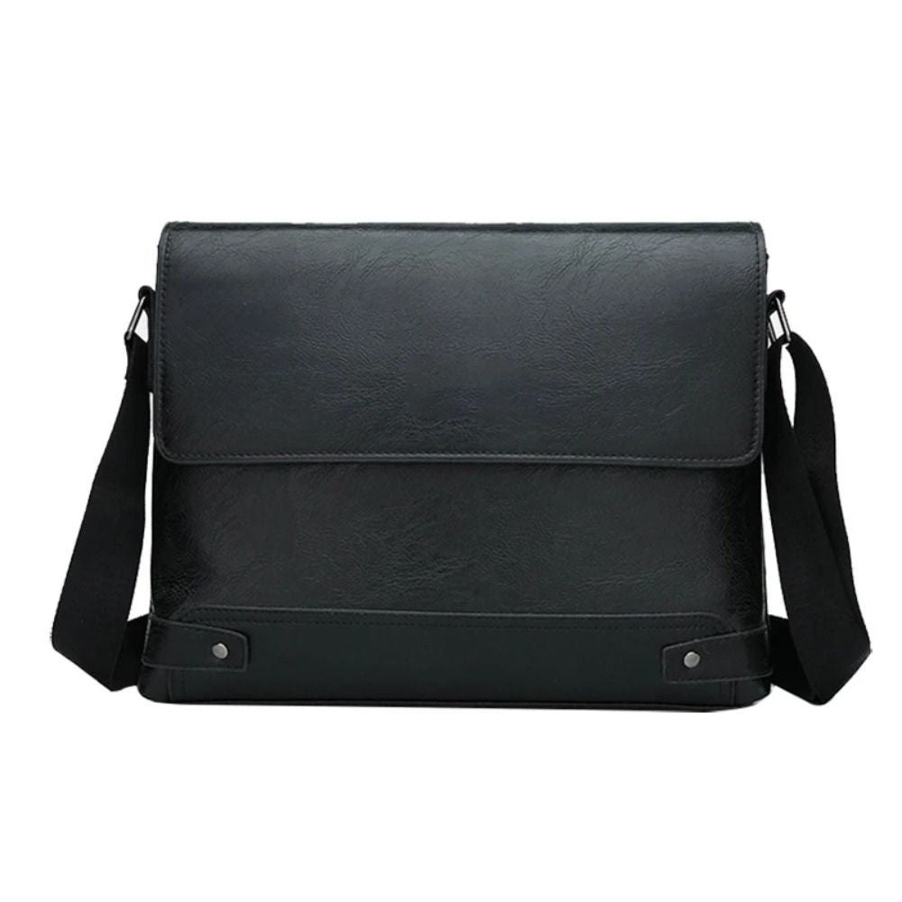 Briefcase For Men PU Leather Tote Boston Commuting Laptop Shoulder Executive Business Work Messenger Crossbody Side Designer Bag