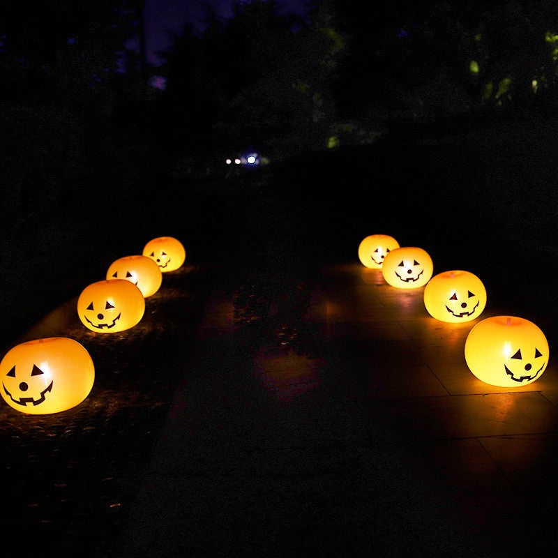 5/20pcs/Lot 10inch Halloween Pumpkin Luminous Latex Balloon Party Holiday Celebration Layout Expression Atmosphere Decor Props