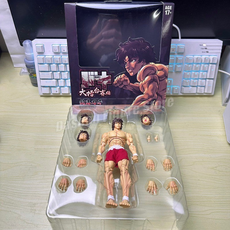 ST Baki Hanma Son Of Ogre Action Figure Hanma Yuujiro Figurine Ko Fighting PVC Collection Anime Yujiro Figures Model Toys Gifts