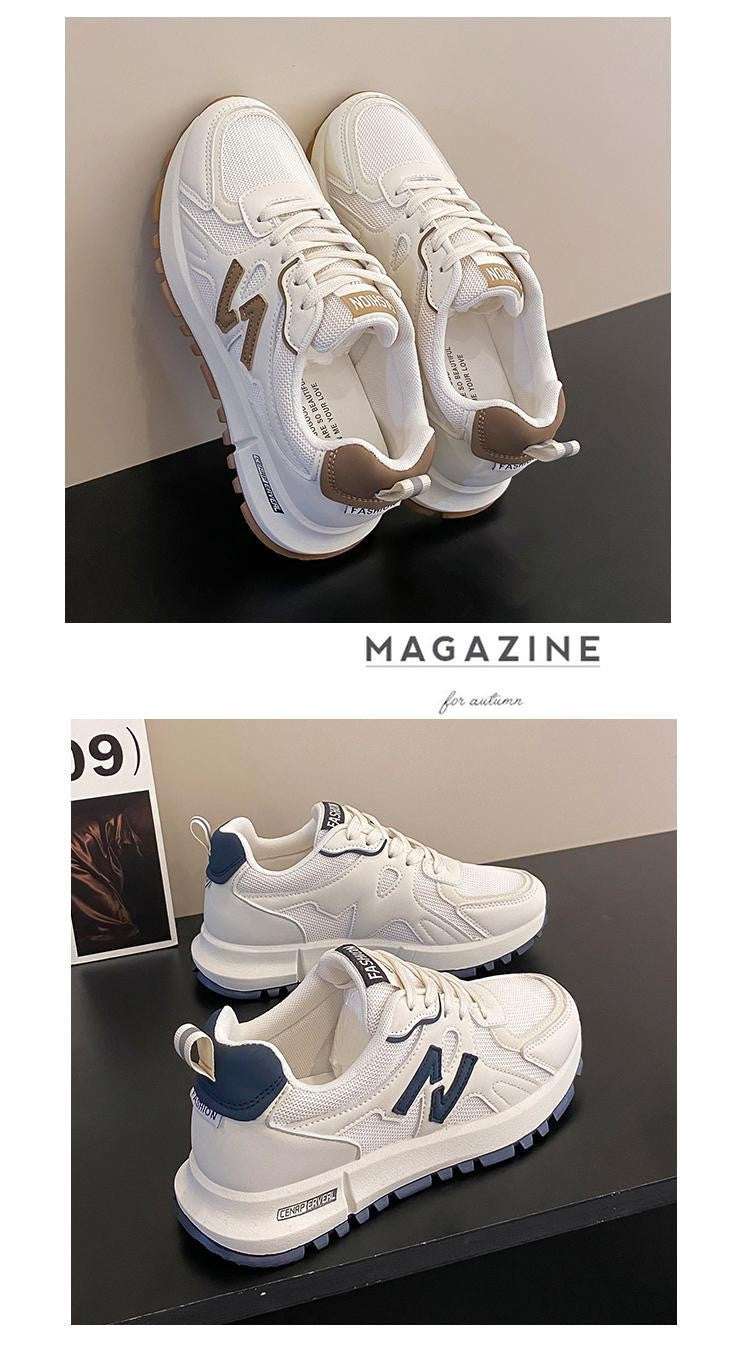Sports Shoes for Women 2025 Spring New Super Hot Versatile Anti slip Casual Women's Shoes Soft Sole Running Little White Shoes