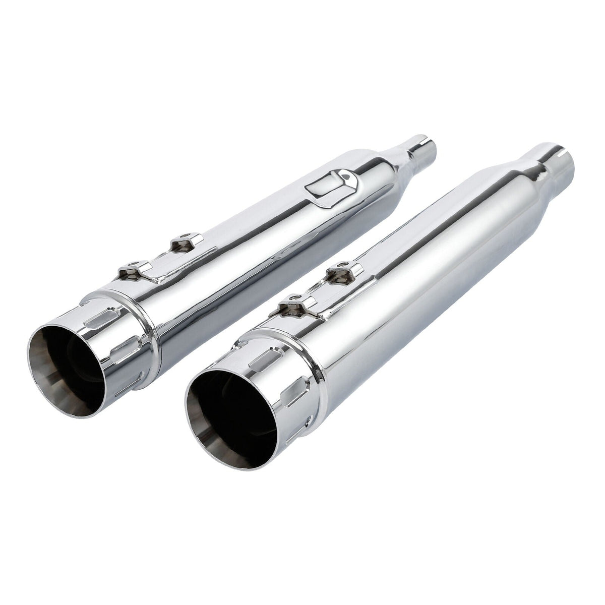 Motorcycle Slip On Mufflers Exhaust Pipes For Harley Street Glide Road King Electra Glide Ultra Limited FLTRX 2017-2022 2021 18