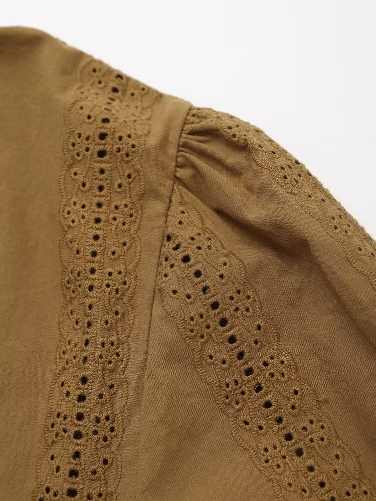 Embroidery Blouses For Lady Y2K Tops Harajuku Fashion Vintage Blouse Elegant Women's Luxury Blouses Long Sleeve Shirt