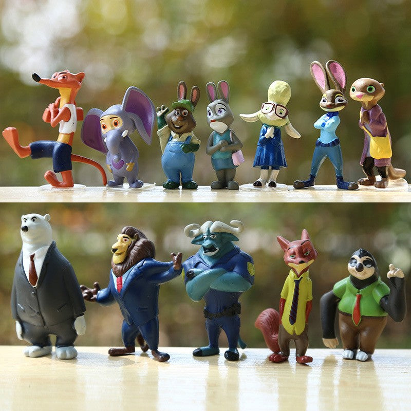 8pcs/Set Movie Pixars COCO Action Figure Toys Mini Cute Cartoon Anime Toys Model Children For fun Birthday Gifts Desk Decoration