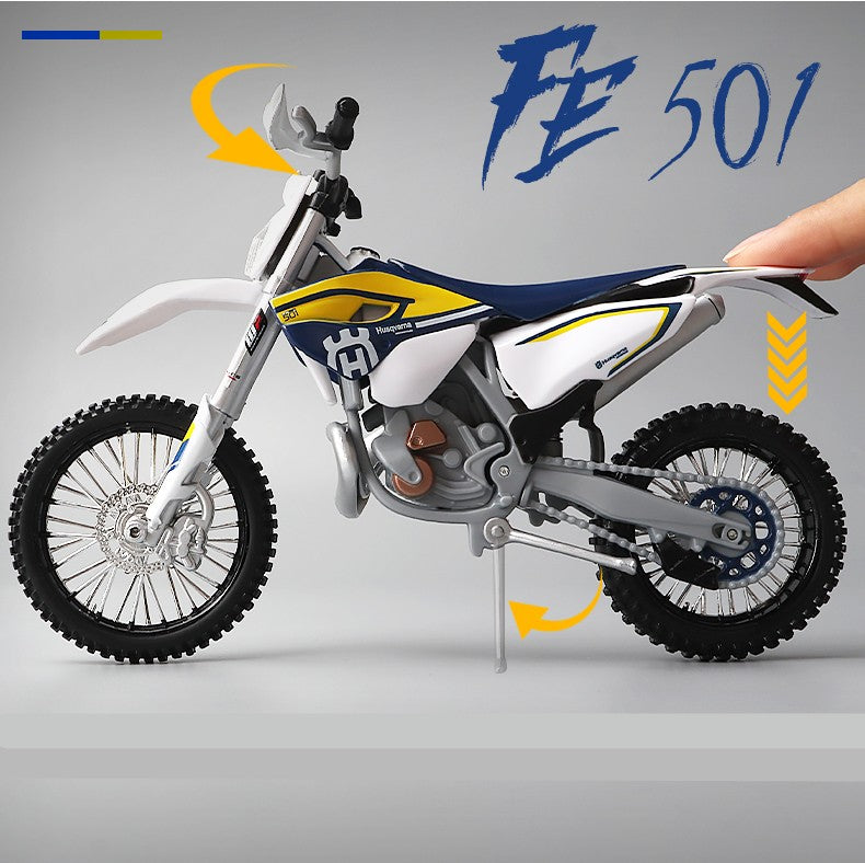 Maisto 1:12 Husqvarna FE 501 Alloy Cross-country Motorcycle Car Model Simulation Racing Motorcycle Model Collection Kid Toy Gift