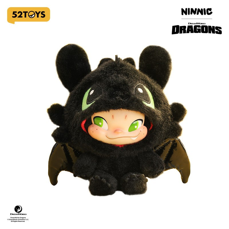 52TOYS NINNIC & TOOTHLESS Limited Edition Plush Toy, Height: 17cm/6.7inch