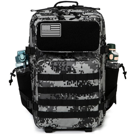 45L Tactical Backpack survival Bag Hunting MOLLE Backpack GYM For Men EDC Outdoor Hiking Rucksack Witch Bottle Holder