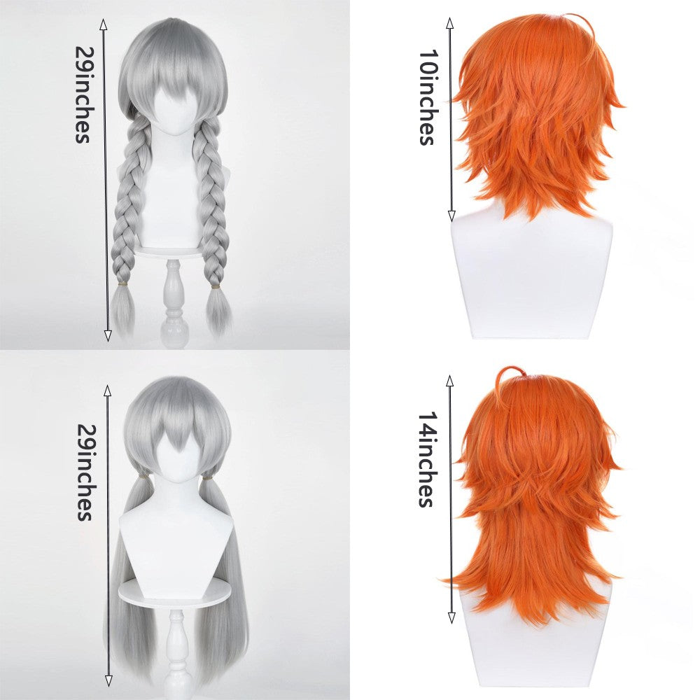 Zootopia 2: Judy And Nick Cosplay Synthetic Hair For Both Men And Women, Suitable For Daily Party Anime Role-Playing Wigs
