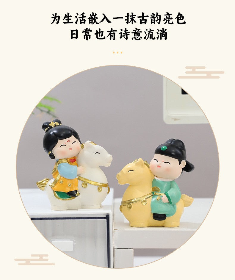National trend creative desktop ornaments home decoration handicrafts office stress-relieving dolls cultural and creative gifts