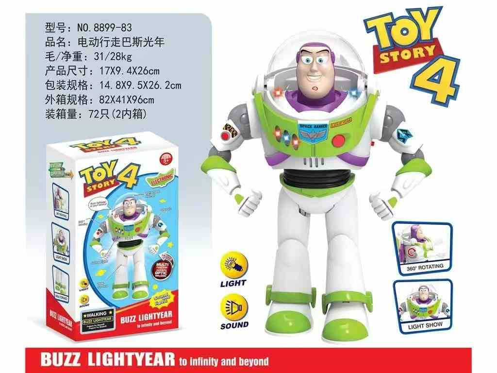 Toy Story Buzz Lightyear Model Toys Pixar Electric Walking Robot Doll Action Figure Toy Birthday Gift Toys Model For Children