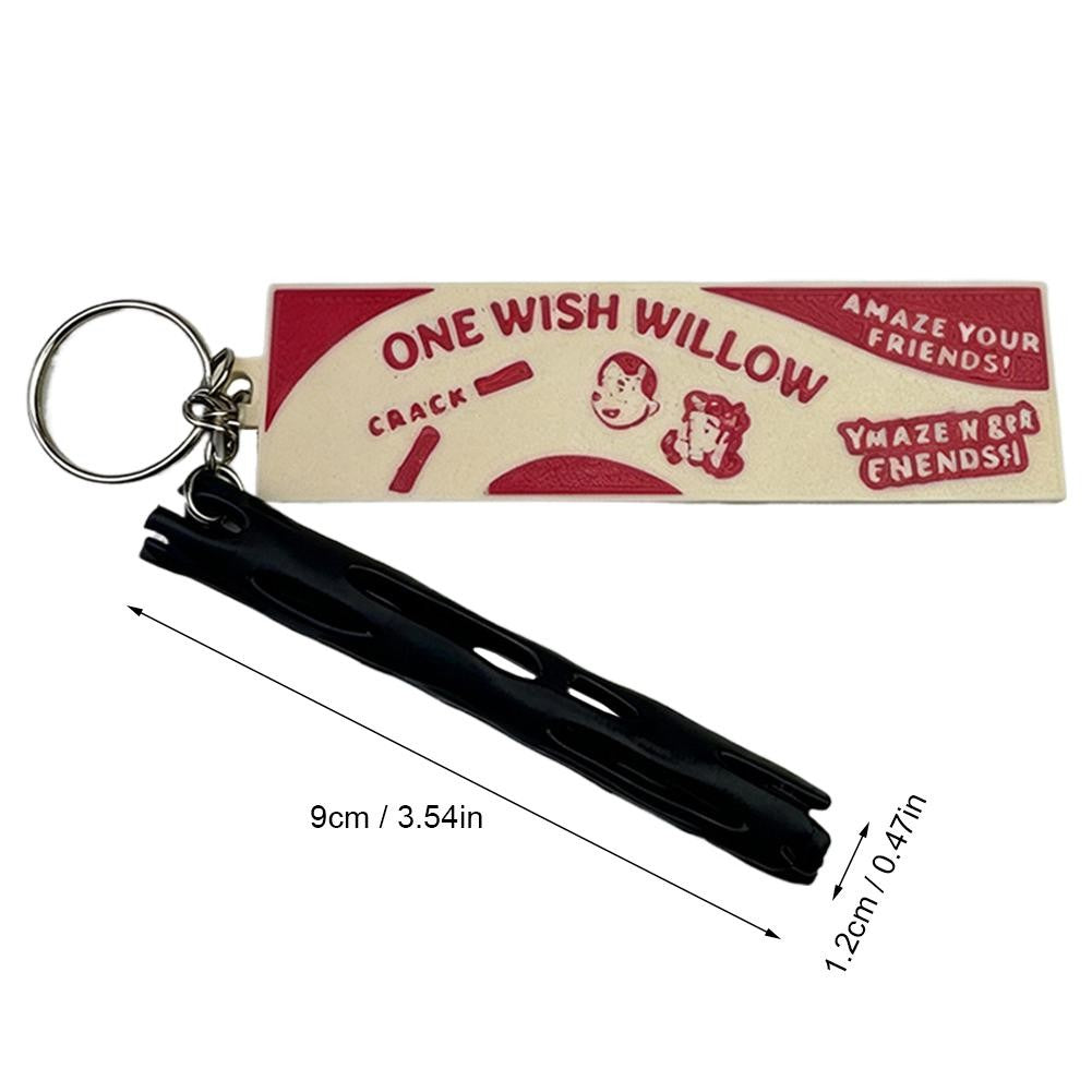 3D Printed One Wish Willow Keychain Breakable Lucky Token 13cm Retro Box for Wedding/Birthday ?