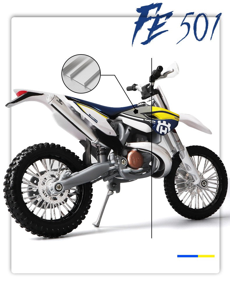 Maisto 1:12 Husqvarna FE 501 Alloy Cross-country Motorcycle Car Model Simulation Racing Motorcycle Model Collection Kid Toy Gift