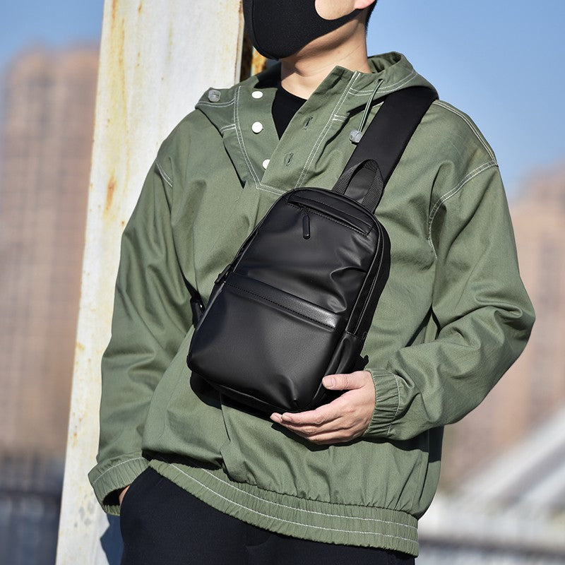 Men Portable Multifunctional Daily Crossbody Bag Trendy Street New Messenger Bag Men Sports Large Capacity Diagonal Backpack