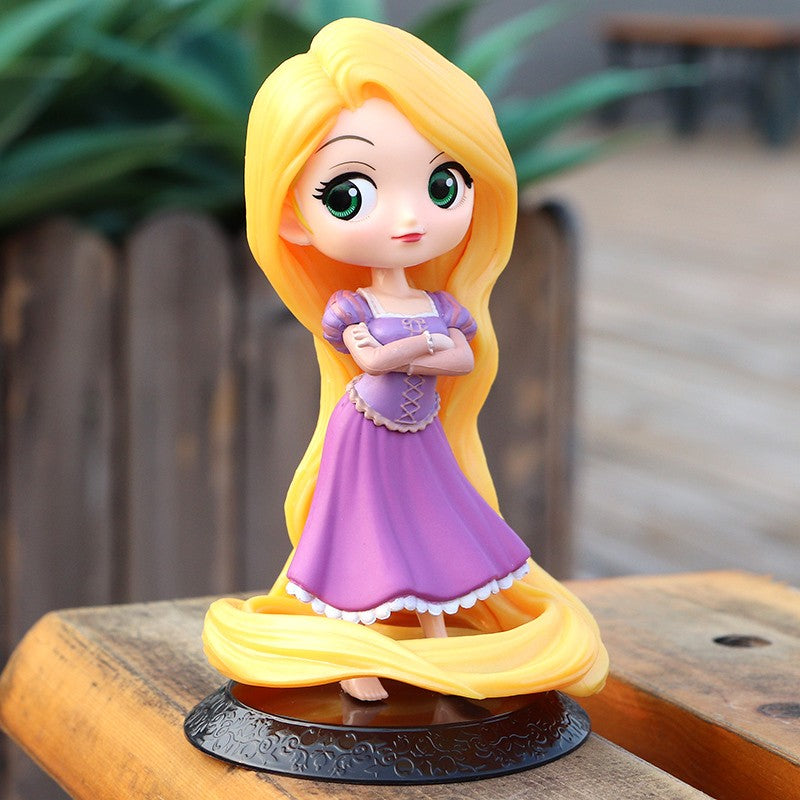 Disney Princess Ariel Rapunzel Cinderella Mermaid Anna Elsa Belle Sofia Snow White Mulan The Little Mermaid Figure Toys Kid Gift