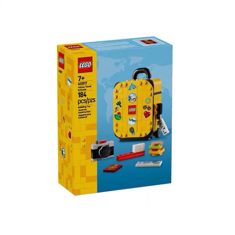 Lego 40817 Yellow Suitcase Kidsren's Building Educational Building Blocks Toy Birthday Gift for Boys and Girls