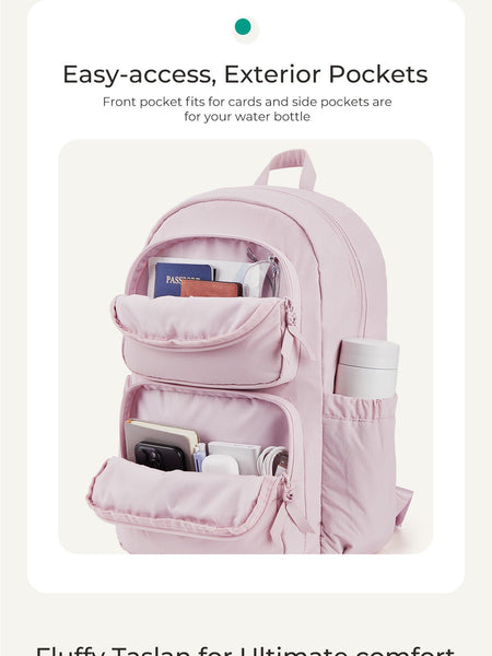 BAGSMART Laptop Backpack Large Capacity Women Casual Travel Bag College School Backpack For Boys Girls