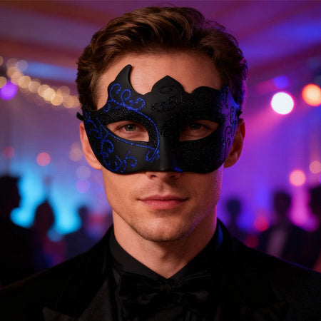 2PCS Couple Masks Sexy Painted Masquerade Mask Men Women Half Face Wedding Carnival Performance Costume Prom Parties Supplies
