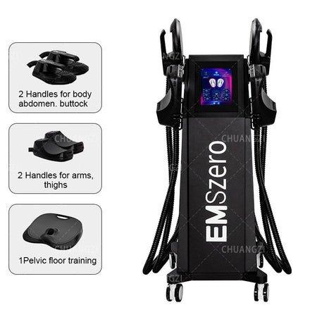 EMSZERO Machines RF HI-EMT 6500W Professional Sculpt 5 Handle Pelvic Girdle EMS Electromagnetic Stimulation Slimming