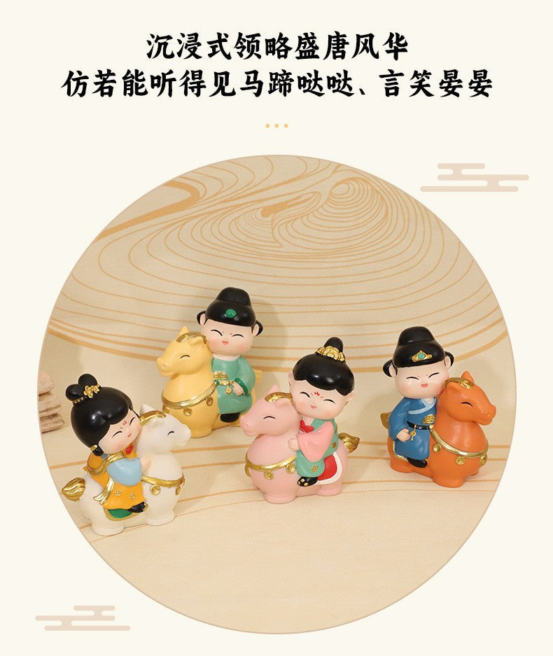 National trend creative desktop ornaments home decoration handicrafts office stress-relieving dolls cultural and creative gifts