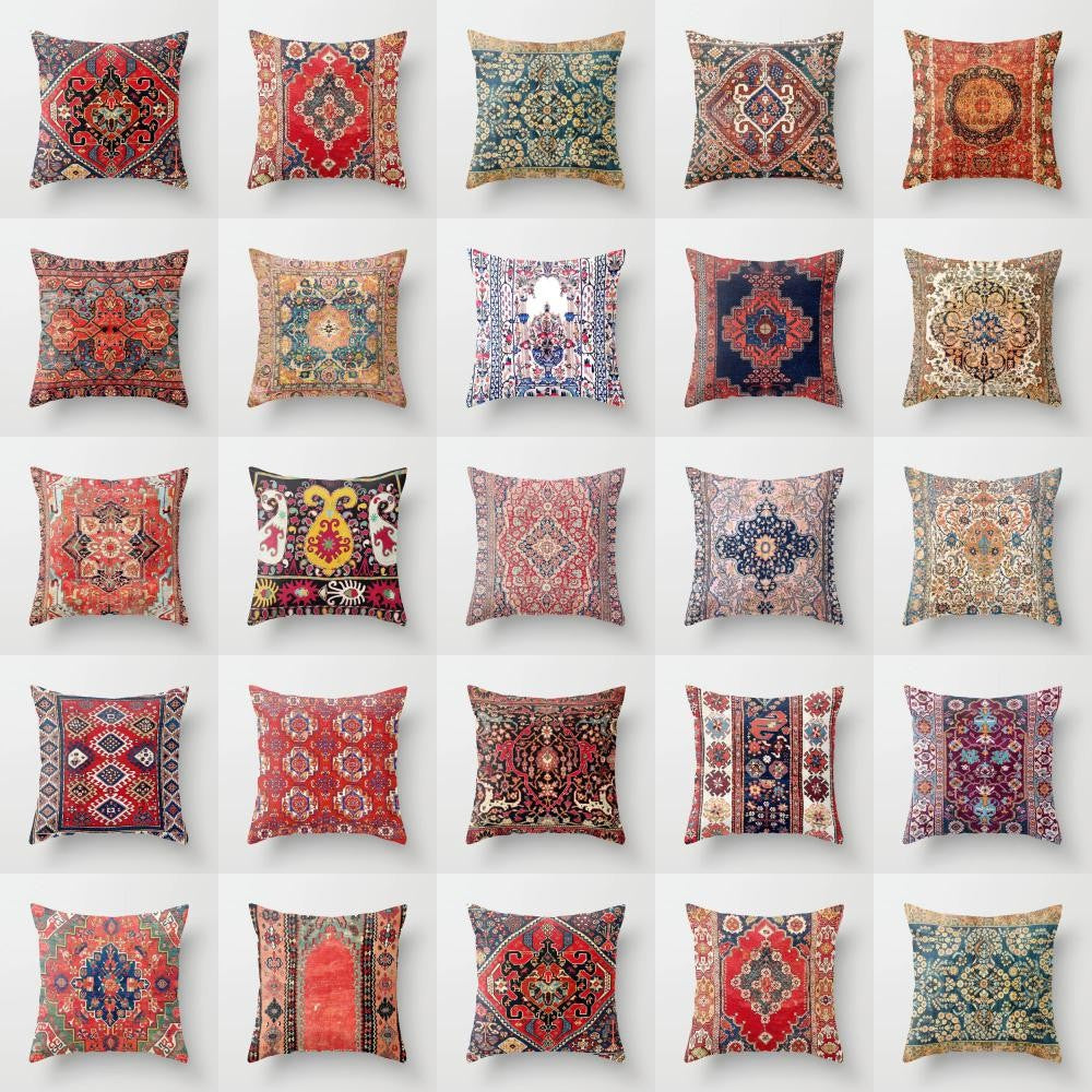 Nordic Pillow Case Moroccan Style Pillow Indian Bohemian Luxury Living Room Bedroom Cushion Cover Lumbar Pillowslip Home Decor