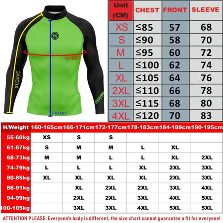 Hot Men's Surfing Shirt Energetic Camo Style Lycra Rashguard RIGHTTRACK For Surf Sportswear Beach UV Swimwear UPF50+ Clothes